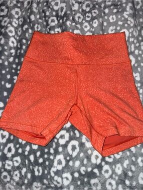 Lululemon athletic High-Rise Coral Biker Shorts